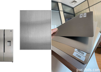 홈 응용 패널을 위한 다재다능한 메타 은 솔 색 PVC 장식막