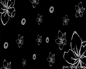 주방 캐비닛 문 PVC 엽지 고 광택 진공막 엽지
