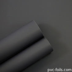 어두운 회색 PVC 장식 필름