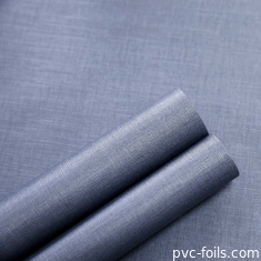 브러쉬 된 금속 완공 자착성 PVC 필름 롤
