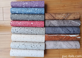 새로운 대리석 디자인 PVC 스티커 가구 덮개에 대한 PVC 자체 접착 필름 랩