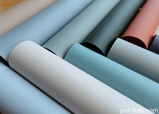 인테리어 문에 대한 슈퍼 매트 판톤 컬러 PVC 장식 필름