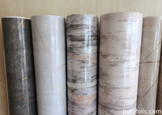 진공 막 프레스 애플리케이션을 위한 1400mm 반짝이는 대리석 PVC 필름