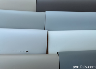 황색 저항성 PVC 장식 필름 WPC 프로필 포장 필름 두께 0.14mm