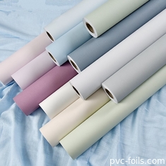 부드러운 터치 튼튼한 색상 PVC 장식 필름