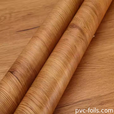 수퍼 매트 목재 곡물 PVC 포일