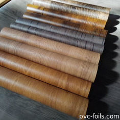 0.14mm PVC 장식 라미네이팅 필름 목재 질감 엠보스 필름 목재 디자인