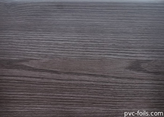 엠보스 된 PVC 장식 필름 캐비닛 문을위한 호박 나무 색상