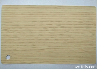 문을 위한 0.5MM 광택이 없는 엠보싱된 나무 무늬 Pvc 포일