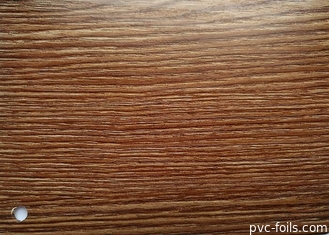 문을 위한 골든오크 나무 무늬 PVC 얇은막 포일은 0.35MM을 포장합니다