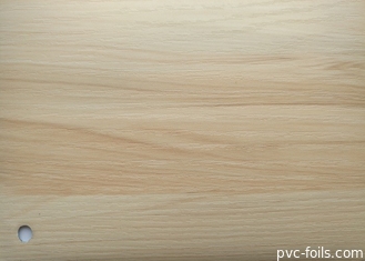 형태 Mdf 문 표면 데코레이션을 위한 나무 무늬 얇은막 Pvc 포일
