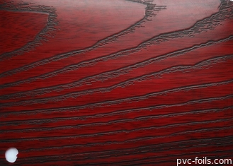 내각을 위한 엠보싱된 나무 무늬 PVC 장식용 포일 500m / 명부
