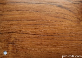 진공 얇은막 0.10 밀리미터 두께를 위한 오크 색깔 나무 무늬 PVC 장식용 포일