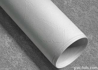 MDF 도어 커버에 대한 고색 엠보스 된 PVC 장식 엽록물 롤