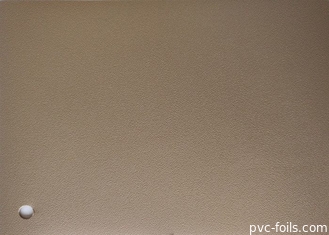 PVC 가구 포일 저보수를 엠보싱 처리하는 갈색 고체 색