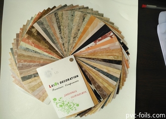 0.50mm 간격 테이블 덮개를 위한 장식적인 PVC 영화 높은 광택 대리석 디자인