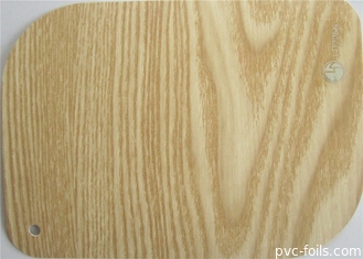 벽체 방수 WPC 패널을 위한 노란 나무로 된 마무리 Pvc 비닐