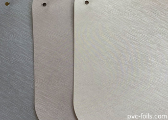 은은 엠보싱 처리된 엠보싱된 PVC 장식용 포일 명부 불연성 3D를 솔질했습니다
