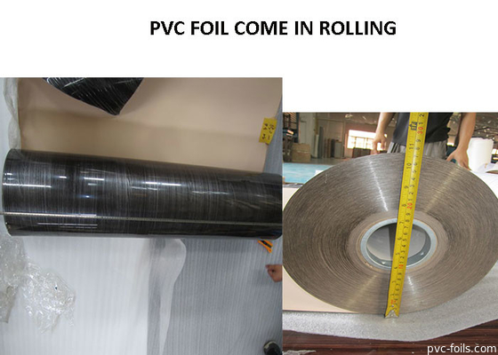 가구 침실을 위한 목제 곡물 PVC 장식적인 포일 같이 거울