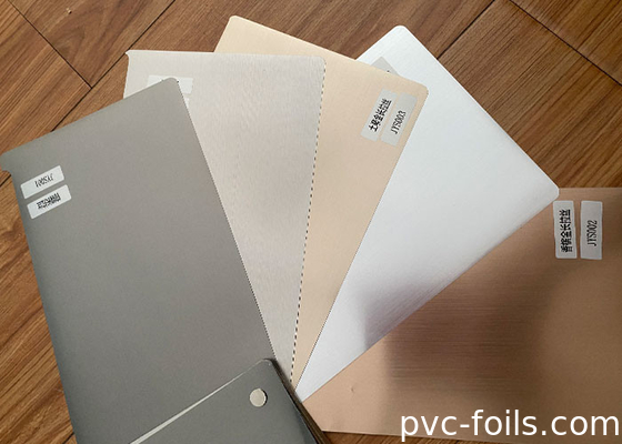 홈 응용 패널을 위한 다재다능한 메타 은 솔 색 PVC 장식막
