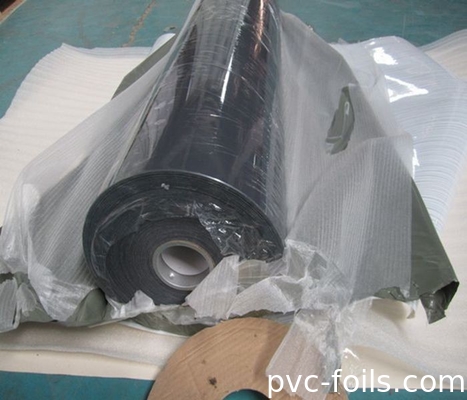 고 광택 밝은 회색 PVC 캐비닛 필름 0.50mm 진공 막 압축