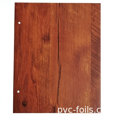 0.07mm 두꺼운 나무 패턴 PVC 장식 필름 평면 롤 포장