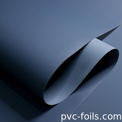 어두운 파란색 PVC 장식 필름 0.20mm 두께 방수 자유 손가락 인쇄
