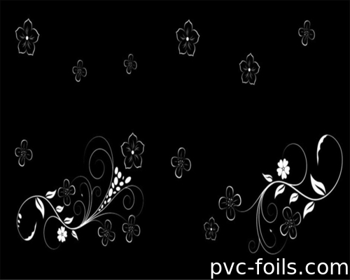 주방 캐비닛 문 PVC 엽지 고 광택 진공막 엽지
