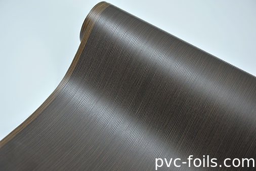 Foshan Custom Wood Grain PVC Decorative Foil For Membrane Doors (포산 목재 곡물 PVC 장식 엽지)