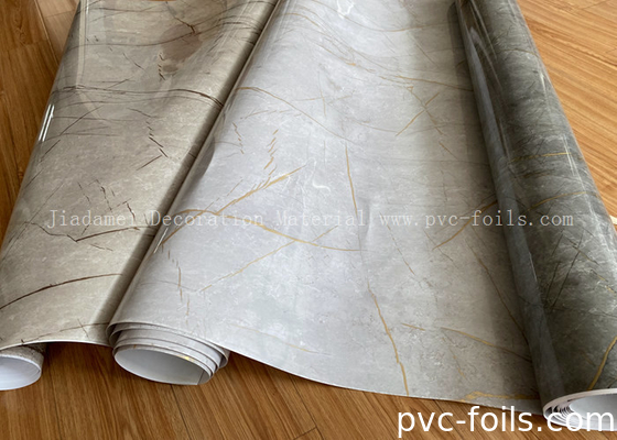 고 광택 대리석 효과 PVC 장식 필름 ROHS 인증 제조