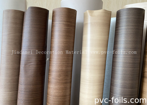 0.18mm 골든 오크 나무 곡물 PVC 가구 필름 플라스틱 프로필 포장