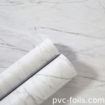 플라스틱 창문 덮개용 고 광택 대리석 PVC 라미네이션 필름