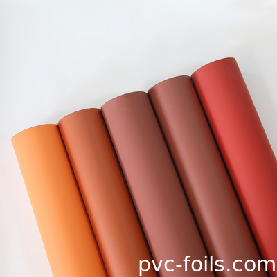 슈퍼 매트 PVC 장식 필름 커스텀 컬러 부드러운 터치