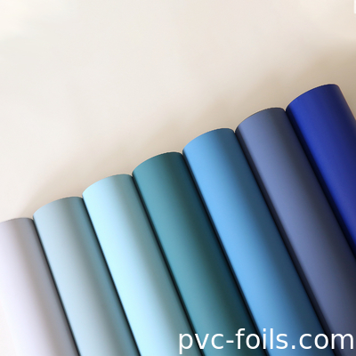 모노 컬러 Pvc 장식 엽록물 롤