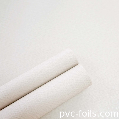 직물 엠브로즈 된 PVC 막 엽록물 롤 MDF 문, 막 압축