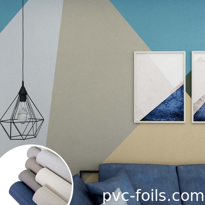 슈퍼 매트 안티 지문 PVC 장식 엽지