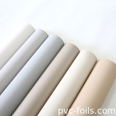 지문 방지 고색 PVC 가구 필름
