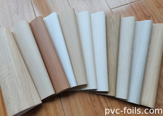 슈퍼 매트 목재 곡물 PVC 필름