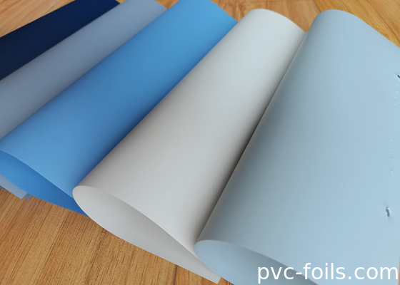 블루 슈퍼 매트 솔리드 컬러 DIY 가정 장식용 자착 PVC 필름
