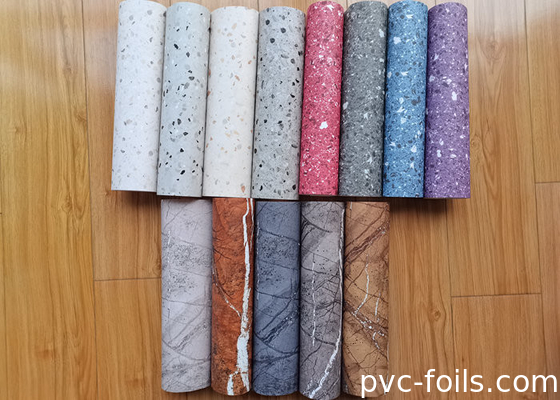 새로운 대리석 디자인 PVC 스티커 가구 덮개에 대한 PVC 자체 접착 필름 랩