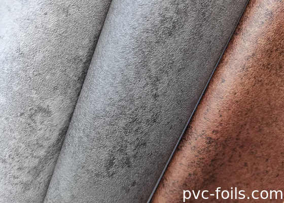 회색 콘크리트 돌 디자인 PVC 장식 필름