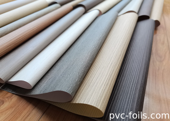 틱 목재 곡물 PVC 포장 필름 가구 리노베이션 프로젝트