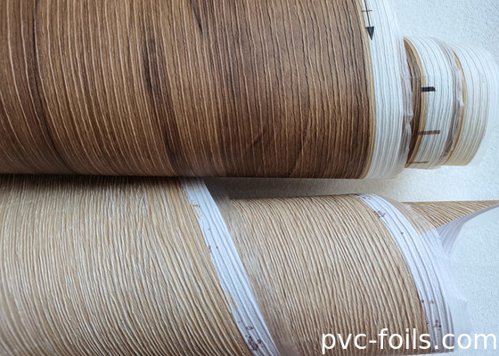 3D 엠보스 된 목재 곡물 PVC 가구 필름 사용자 정의 인테리어 디자인