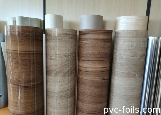 고 광택 PVC 가구 필름 롤 현대 캐비닛 표면