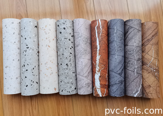 백색 대리석 PVC 라미네이션 필름