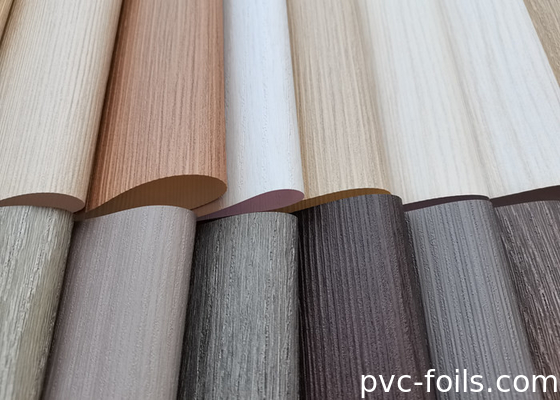 WPC 패널 및 프로필 포장용 슈퍼 매트 목재 텍스처 PVC 장식 필름