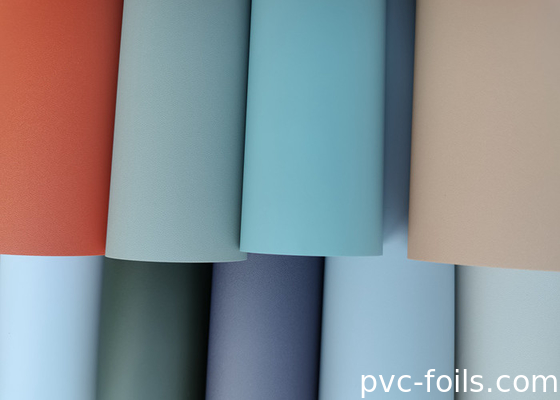 고색 부드러운 터치 PVC 장식 필름 진공 압력 및 막 문