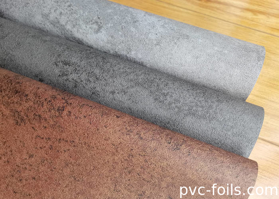 시멘트 질감 PVC 장식 필름 실내 표면용 진공 엠보스 필름