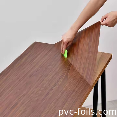 자기 접착 디지털 인쇄 테이블 및 카운터 톱 장식용 PVC 장식 필름