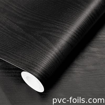 가구 및 캐비닛 장식용 목재 곡물 PVC 장식 필름